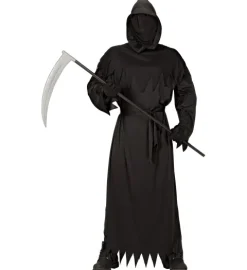 Reaper kostume med stofmaske til voksne