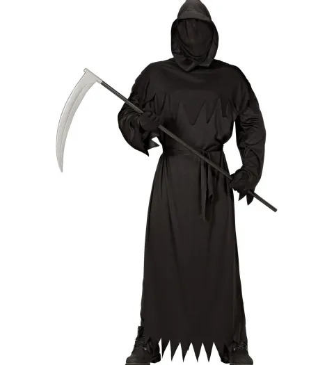 Reaper kostume med stofmaske til voksne