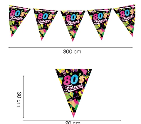 80ér Flagbanner