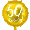 50 år Folieballon GULD