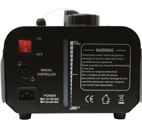 Røgmaskine med Fjernbetjening 900W