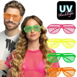 Rib Brille i Neon UV