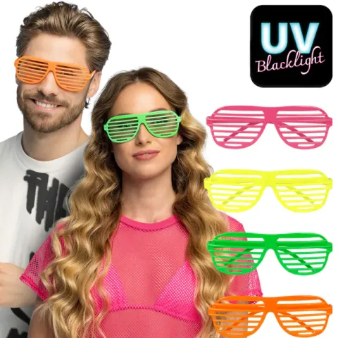 Rib Brille i Neon UV