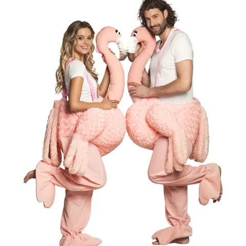 Rid på Flamingo kostume