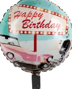 Rock´n Roll happy birthday folieballon
