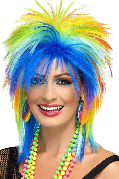 80ér Rainbow Punk paryk