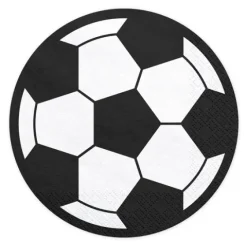 Rund Fodbolds serviet Ø 13,5 mm, 20 stk.
