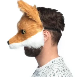 Ræve Maske Plys Halvmaske