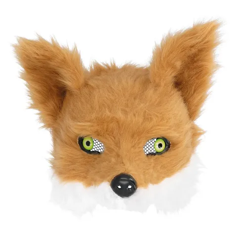 Ræve Maske Plys Halvmaske