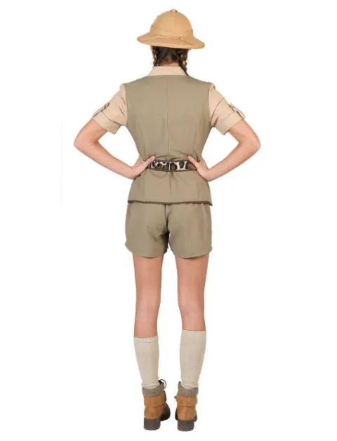 Safari kostume til kvinder