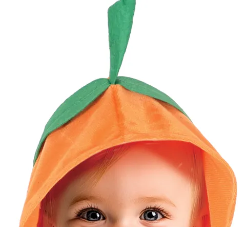Sødt Græskar Poncho til Baby