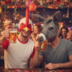 Æsel Plys halvmaske