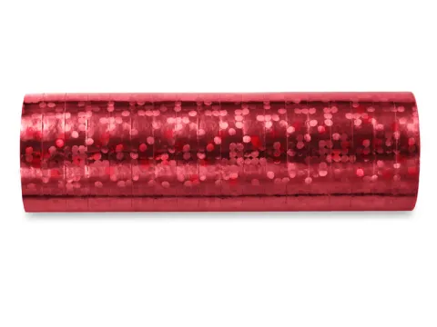 Serpentiner metallic Rød