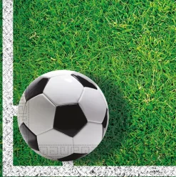 Serviet med Fodbold