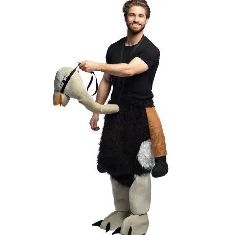 Sjovt “ride på struds” kostume