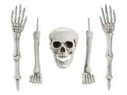 Skelet dekoration 5 dele