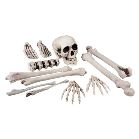 Skeletdele i pose 12 stk.