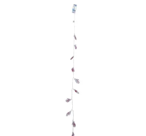 Skelet hånd lyskæde - 115cm