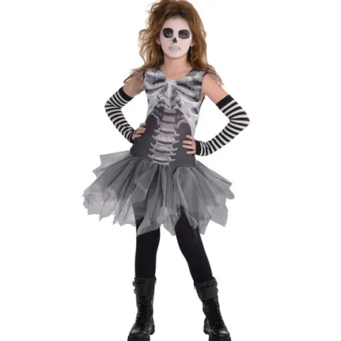 Skeletkjole til piger