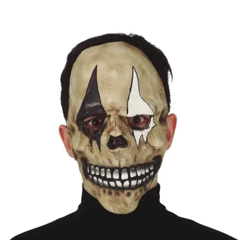 Skelet klovne maske
