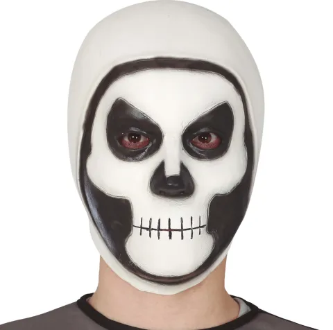 Skelet maske i latex
