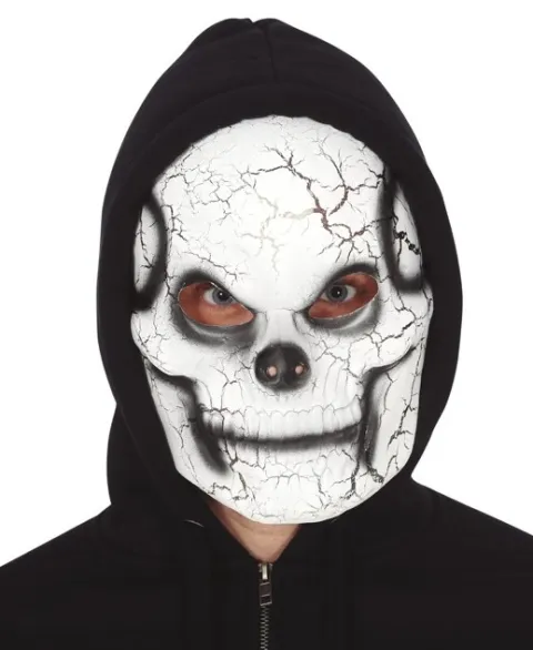 Skelet maske i plast