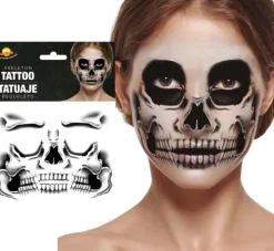 Skeleton tatovering - falsk