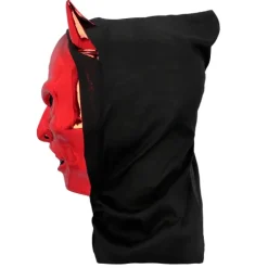 Skindende Djævel Maske med Hætte