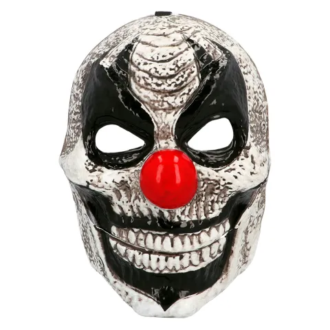 Skrækkelig Klovn Maske med Bevægelig Kæbe