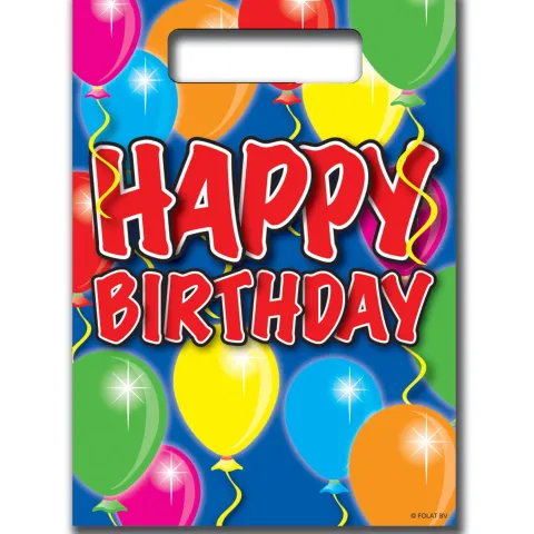 Slikposer 8stk - happy birthday