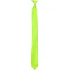 Slips i satin neon grøn