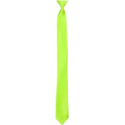 Slips i satin neon grøn