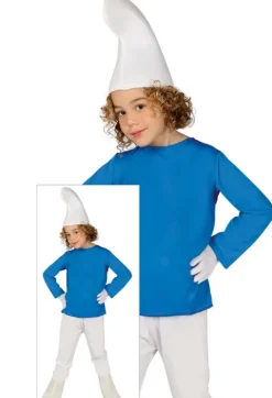 Smølfe kostume til dreng