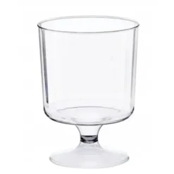 Snapseglas i plast på fod 6stk