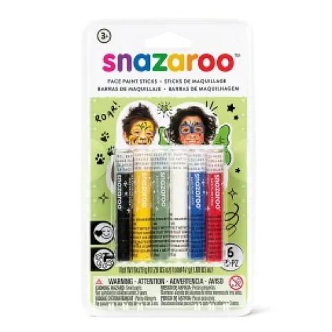 Snazaroo ansigtsmaling stifter, rainbow