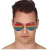 Solbrille med regnbue glas
