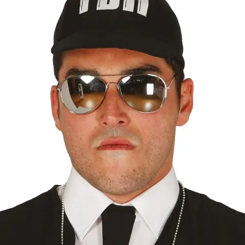 Solbrille, Politi med spejlglas