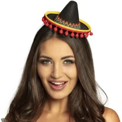 Sombrero mini på hårbøjle LUX