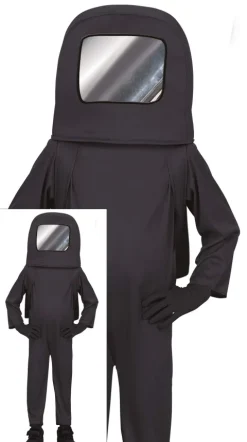 Sort astronautkostume til børn