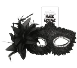 Sort blonde maske