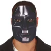 Sort kantet maske