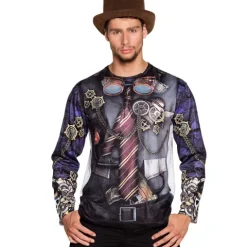 SteamPunk T-shirt med motiv