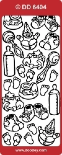 Stickers med ass. babymotiver
