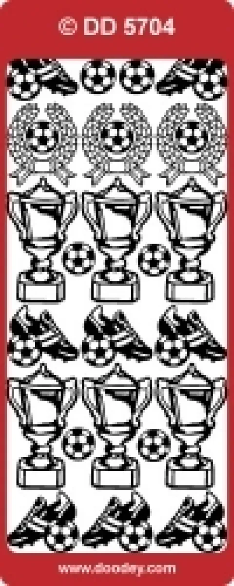 Stickers med fodboldmotiver
