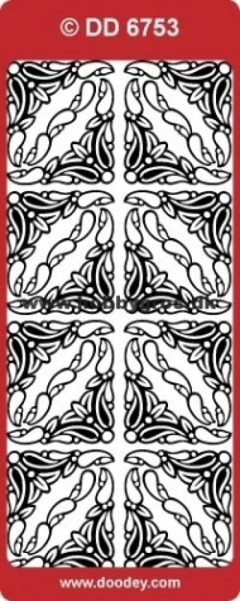 Stickers med hjørner