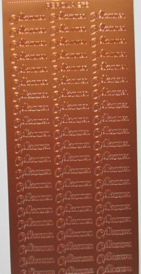 Stickers med Velkommen tekst
