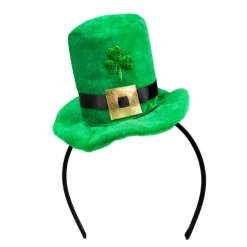 St.Patricks day minihat på hårbøjle