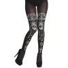 Strømpebuks med DayOfTheDead print