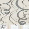 Swirls i Sølv 12stk