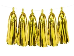 Tassel Folieguirlande 2 m GULD
